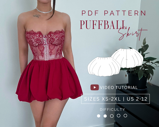 PUFFBALL SKIRT