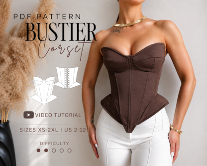 BUSTIER CORSET TOP