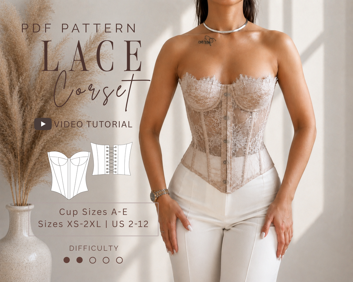LACE BUSTIER CORSET