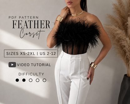 FEATHER CORSET