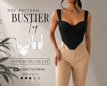 BUSTIER CORSET TOP