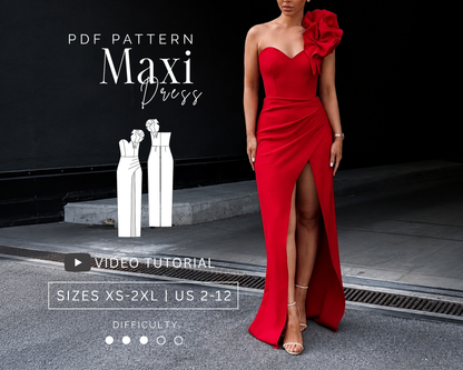 ONE SHOULDER CORSET DRESS