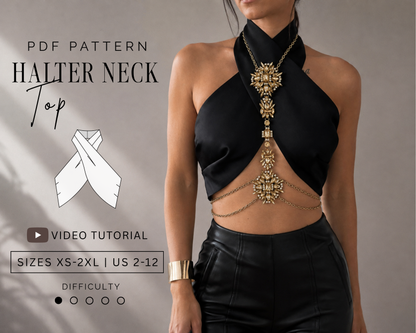 HALTER NECK TOP