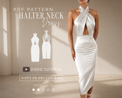 HALTER NECK DRESS