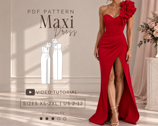 ONE SHOULDER CORSET DRESS