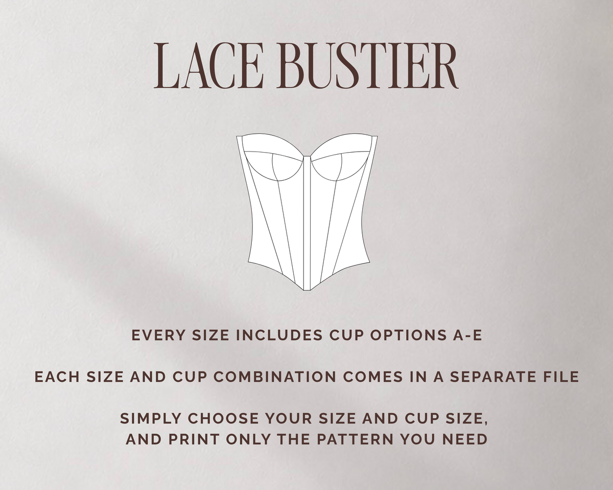 LACE BUSTIER CORSET