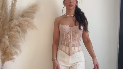LACE BUSTIER CORSET
