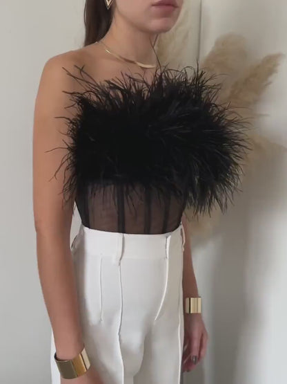 FEATHER CORSET